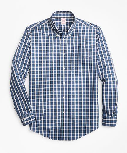 Brooks Brothers Non-iron Madison Fit Large Check Sport Shirt