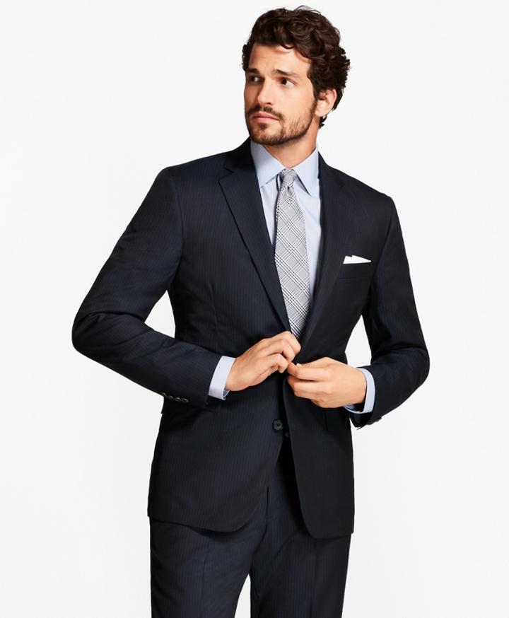 Brooks Brothers Men's Golden Fleece Regent Fit Stripe Suit