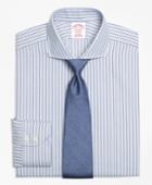 Brooks Brothers Men's Regular Fit Classic-fit Dress Shirt, Non-iron Herringbone Alternating Stripe