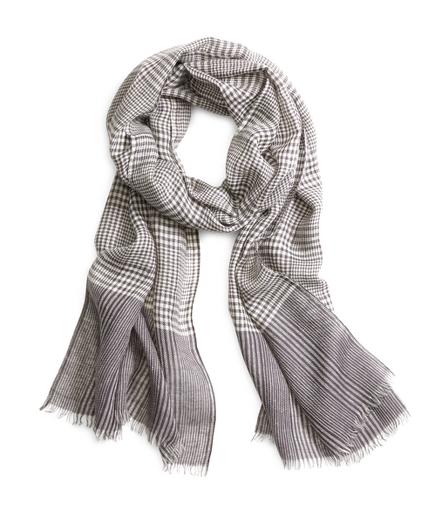 Brooks Brothers Glen Plaid Scarf