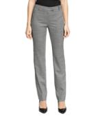 Brooks Brothers Lucia Fit Bird's-eye Wool Trousers