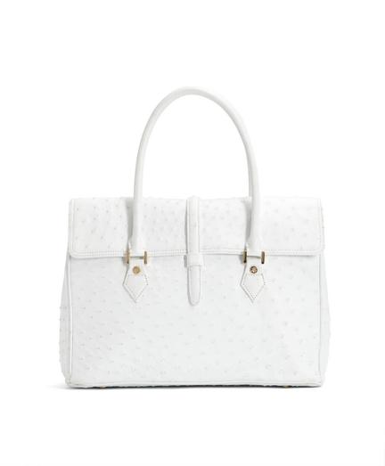 Brooks Brothers Ostrich Satchel