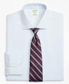 Brooks Brothers Stretch Milano Slim-fit Dress Shirt, Non-iron Royal Oxford Small Windowpane