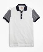 Brooks Brothers Colorblock Cotton Pique Polo Shirt