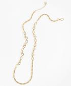 Brooks Brothers Gold-plated Link And Rope Chain Necklace