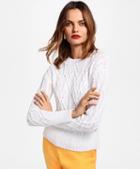 Brooks Brothers Cable-knit Cotton Sweater