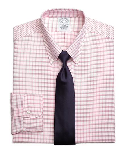 Brooks Brothers Regent Fit Original Polo Button-down Small Windowpane Dress Shirt