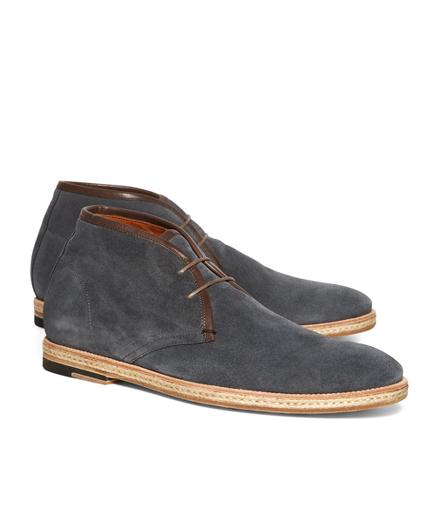 Brooks Brothers Suede Hemp Sole Chukkas
