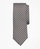 Brooks Brothers Fox And Leaf Print Tie