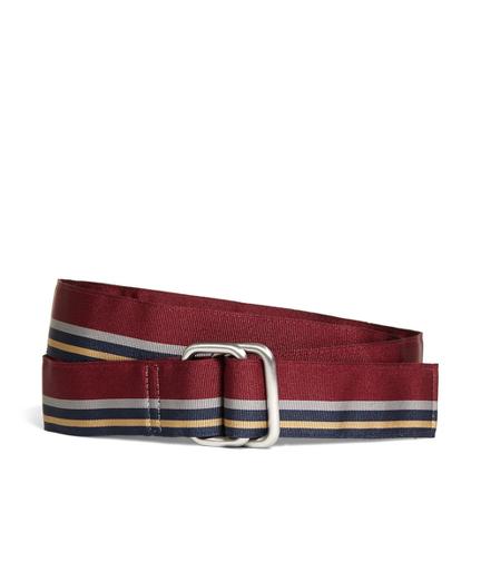 Brooks Brothers Bb#1 Stripe Ribbon Belt