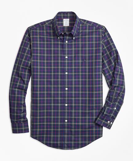 Brooks Brothers Non-iron Regent Fit Malcolm Tartan Sport Shirt