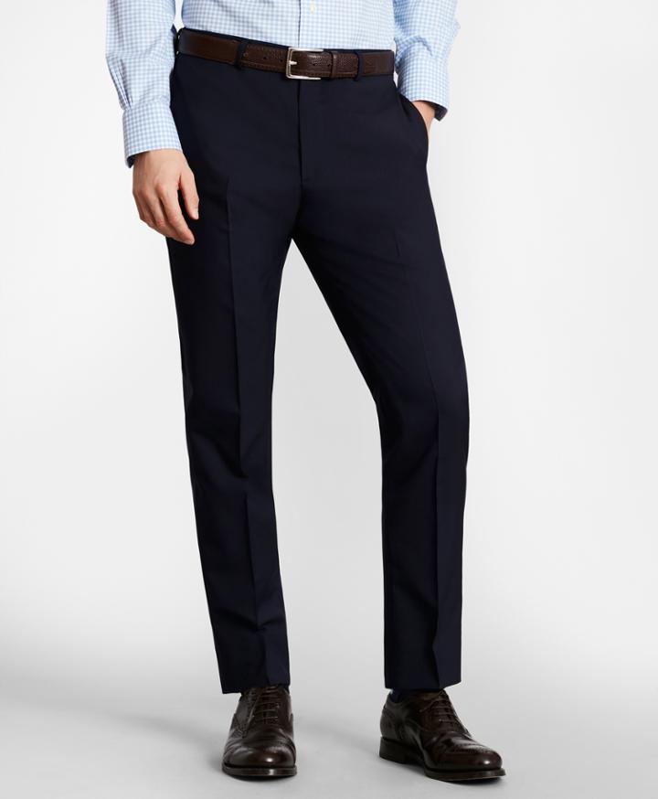Brooks Brothers Men's Brooksgate Milano-fit Wool Suit Pants