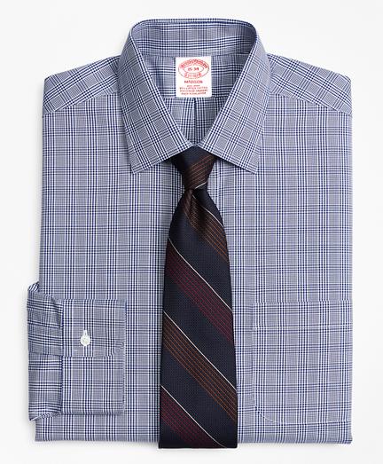 Brooks Brothers Stretch Madison Classic-fit Dress Shirt, Non-iron Glen Plaid