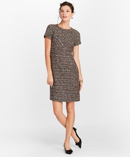 Brooks Brothers Boucle Short-sleeve Sheath Dress