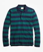 Brooks Brothers Men's Long-sleeve Stripe Rugby Shirt