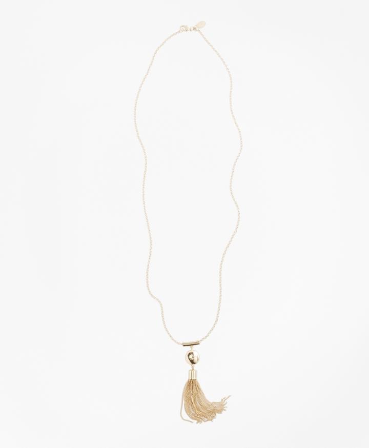 Brooks Brothers Women's Tassel Pendant Necklace