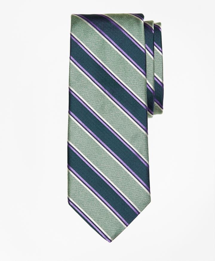 Brooks Brothers Men's Melange Bold Stripe Tie