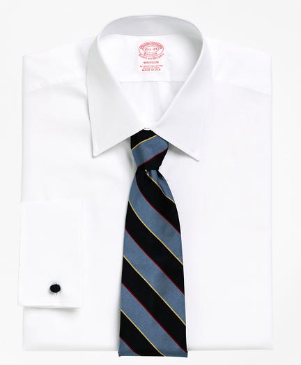 Brooks Brothers Madison Fit Tennis Collar French Cuff Dress Shirt