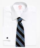Brooks Brothers Madison Fit Tennis Collar French Cuff Dress Shirt