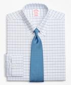 Brooks Brothers Brookscool Traditional Relaxed-fit Dress Shirt, Non-iron Windowpane