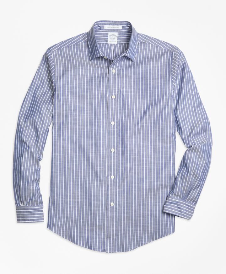 Brooks Brothers Men's Regent Fit Stripe Sport Shirt