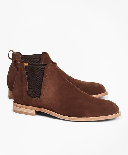 Brooks Brothers Chelsea Suede Boots