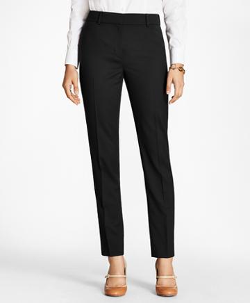 Brooks Brothers Stretch-wool Double-weave Pants