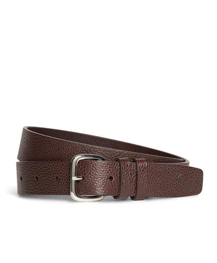 Brooks Brothers Men's Harrys Of London Scotch Grain Leather Belt