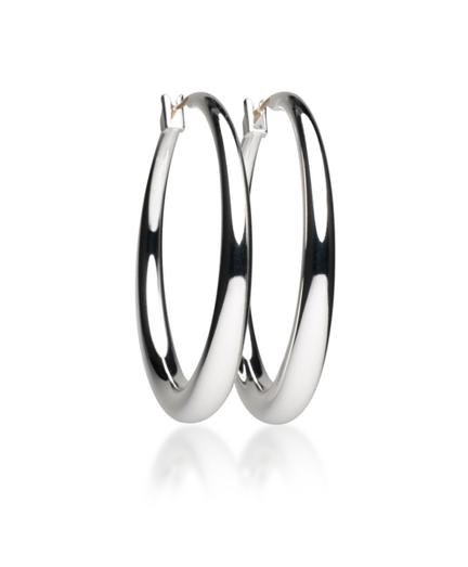 Brooks Brothers Medium Graduated Round Hoop Earrings