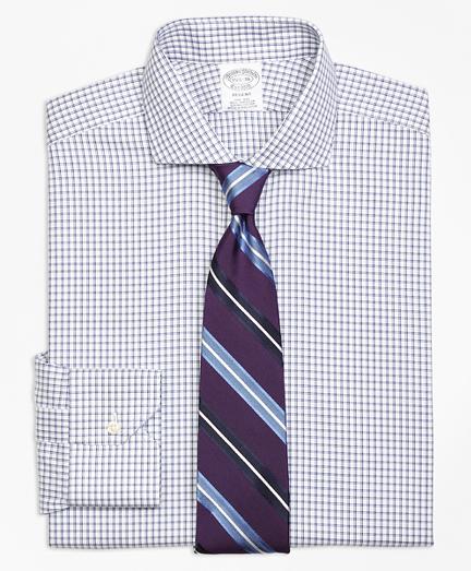 Brooks Brothers Non-iron Regent Fit Framed Twin Check Dress Shirt