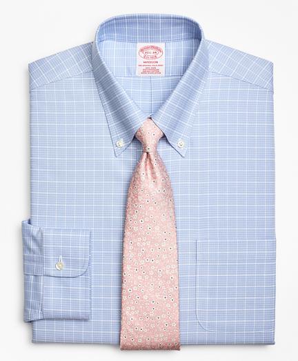Brooks Brothers Brookscool Madison Classic-fit Dress Shirt, Non-iron Ground Check