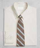 Brooks Brothers Golden Fleece Milano Slim-fit Dress Shirt, Button-down Collar Alternating Dot Stripe
