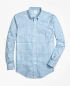 Brooks Brothers Men's Non-iron Milano Fit Gingham Sport Shirt
