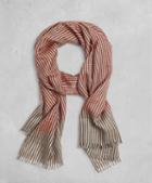 Brooks Brothers Golden Fleece Checked Cashmere Silk Scarf