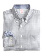 Brooks Brothers Non-iron Regular Fit Framed Mini Check Sport Shirt
