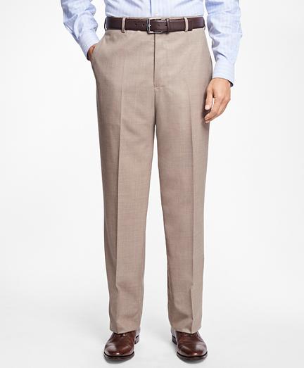 Brooks Brothers Regent Fit Saxxon Wool Trousers