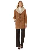 Brooks Brothers Shearling Toggle Coat