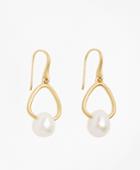 Brooks Brothers Women's Freshwater Pearl Gold-plated Drop Earrings