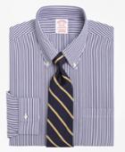 Brooks Brothers Men's Relaxed Fit Relaxed-fit Dress Shirt, Non-iron Bengal Stripe