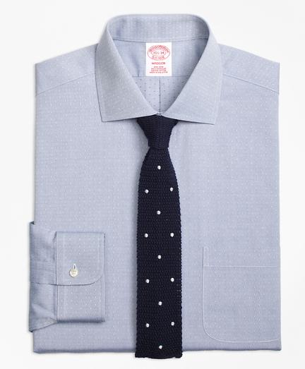 Brooks Brothers Non-iron Madison Fit English Collar Dobby Dress Shirt