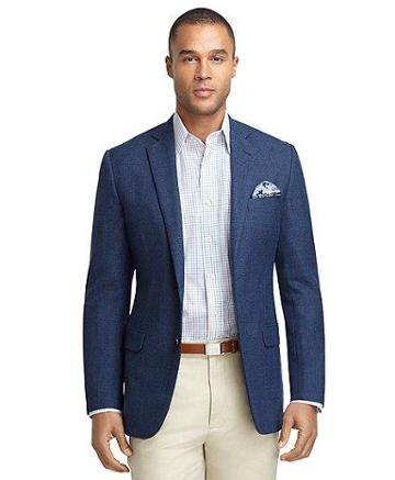 Brooks Brothers Fitzgerald Fit Hopsack Blazer