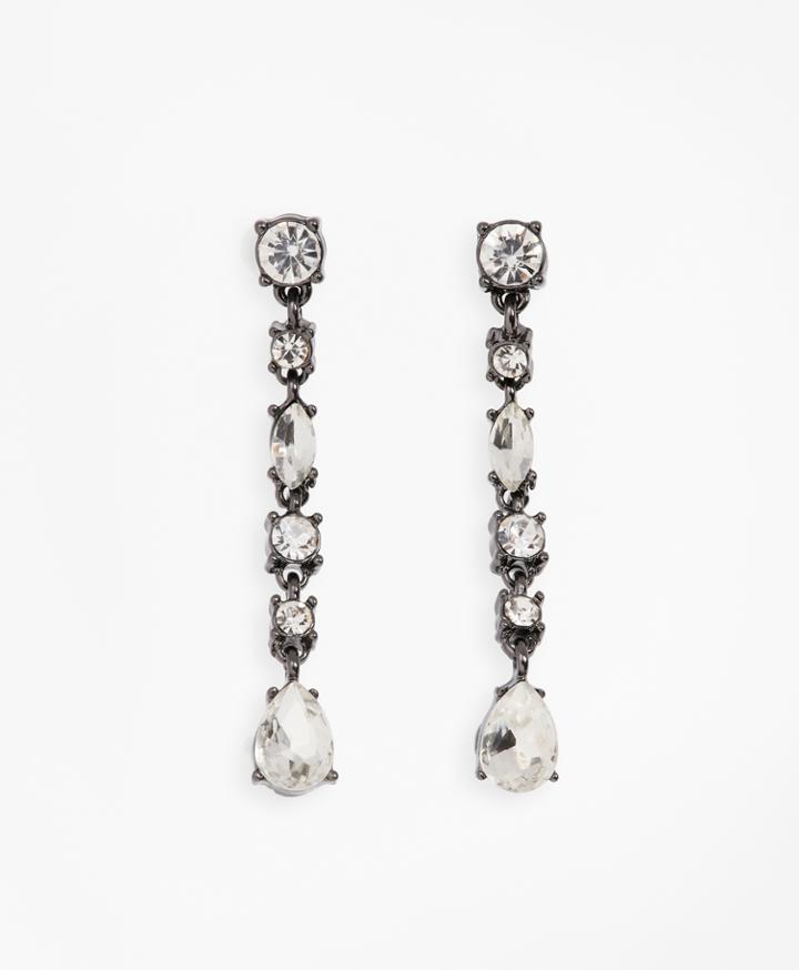 Brooks Brothers Women's Rhinestone Drop Earrings