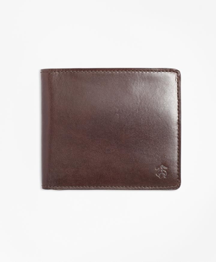 Brooks Brothers Men's Leather I.d. Wallet