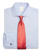 Brooks Brothers Golden Fleece Regent Fit Textured Alternating Stripe French Cuff Dress Shirt