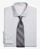 Brooks Brothers Men's Non-iron Regular Fit Micro Check Dress Shirt