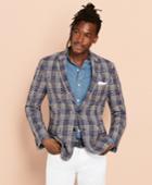 Brooks Brothers Men's Plaid Dobby Sport Coat