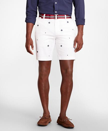Brooks Brothers Foulard Embroidered Shorts
