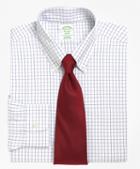 Brooks Brothers Non-iron Milano Fit Windowpane Dress Shirt