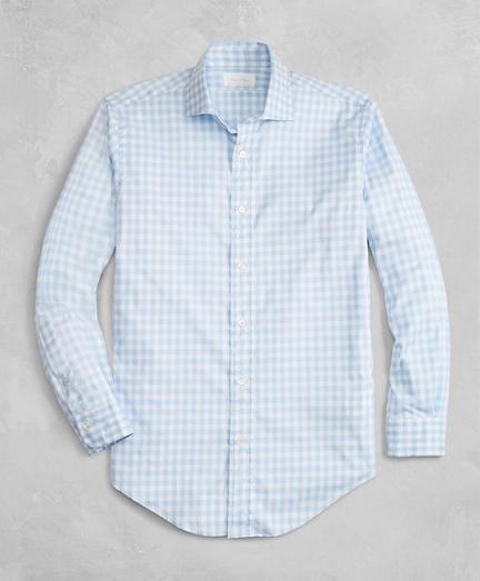 Brooks Brothers Golden Fleece Regent Fit Gingham Flannel Sport Shirt
