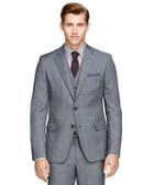 Brooks Brothers Regent Fit Three-piece Sharkskin Deco 1818 Suit